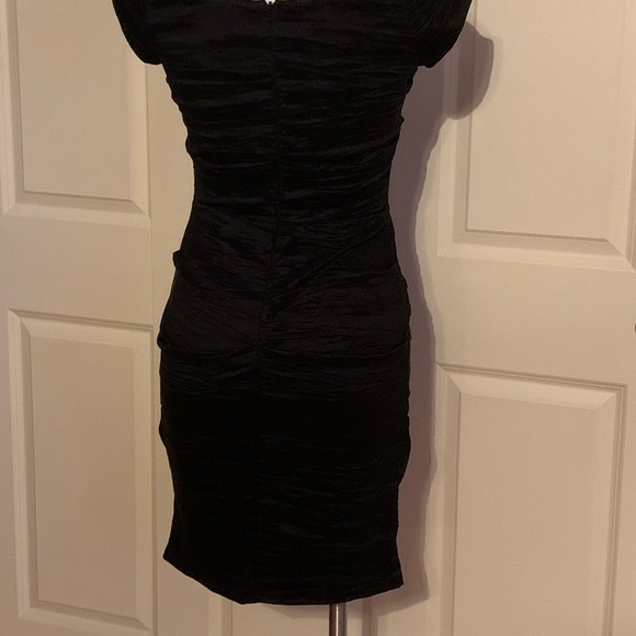 3/$30 Gathered Little Black Dress - Picture 3 of 8